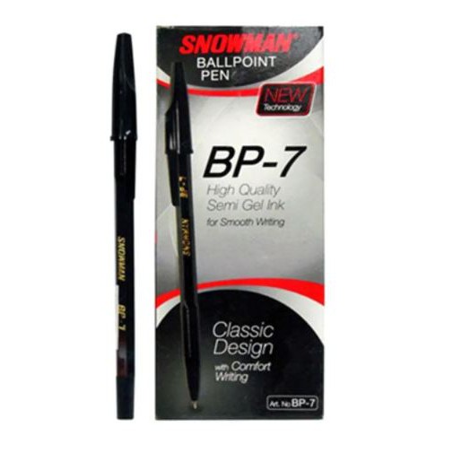 

PULPEN / BALLPOINT / PEN SNOWMAN 0.7mm BP 7 (12 pcs)