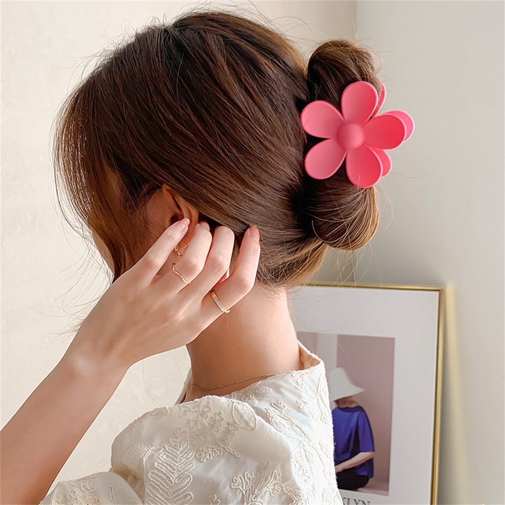 Korean INS Hair Accessories Flower Back Plate Hair Clip Hairpin