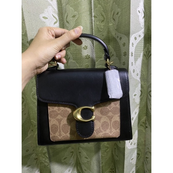 preloved tas coach tabby top handle original 100%