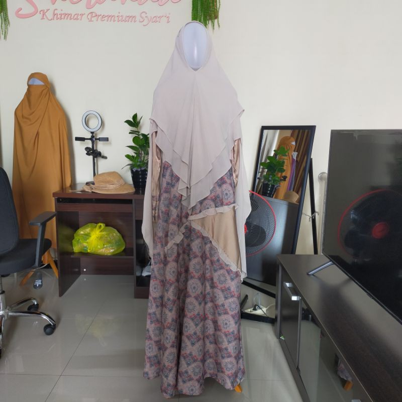 Khimar syar'i dan dress set