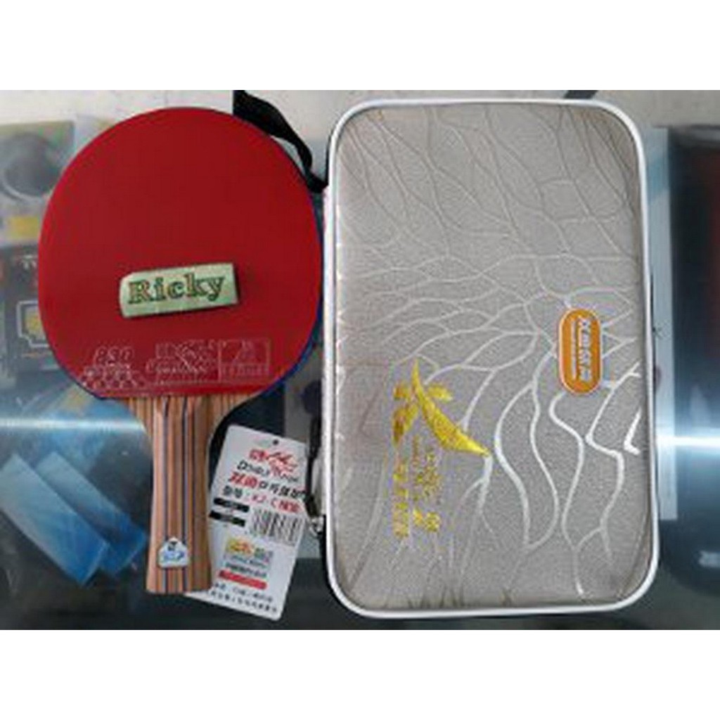 BET PINGPONG DOUBLE FISH K 2-C  CARBON  -  BET TENIS MEJA DOUBLE