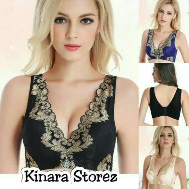 Kinarastorez - Bra Penutup Lemak Tanpa Kawat /BH Push Up Penekan Press Pengikat Lemak