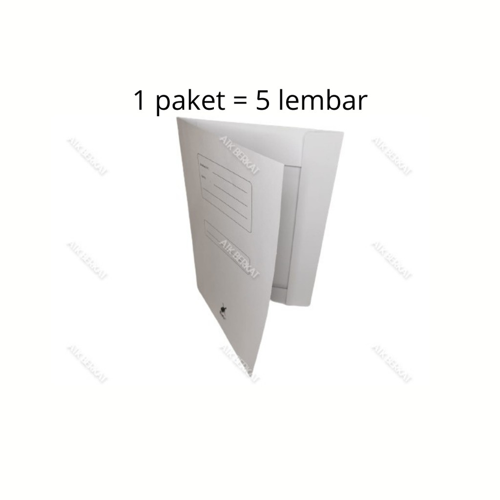 

Map kertas Biola 5002 Putih (Eceran) isi 5 lbr