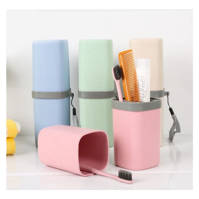 Portable Travel Toothbrush Holder Cup Tempat Sikat Gigi utk Travel Storage Box Case Holder Organizer