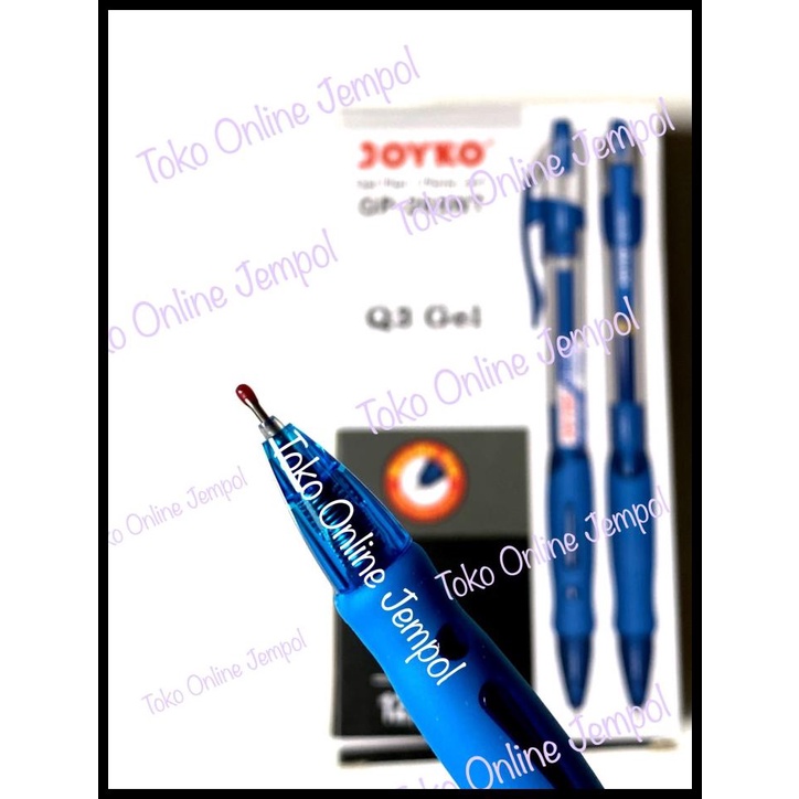 

Pulpen Joyko Q3 Biru Needle Tip 0.5 Mm Gp-265Nt Gel Pen Pena Atk1247Jy