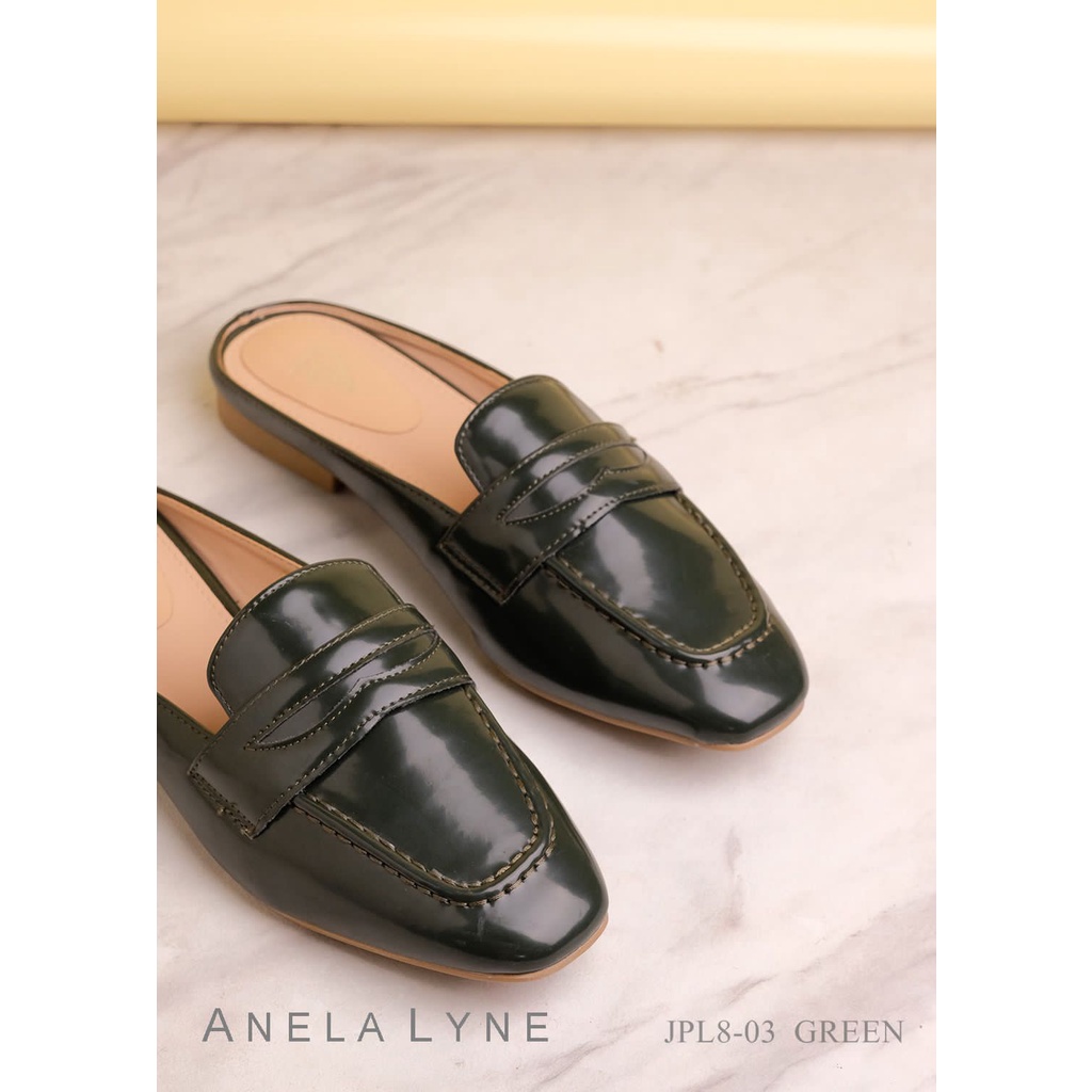 ANELA LYNE FLAT MULES BATHANY PL8-03 ORIGINAL