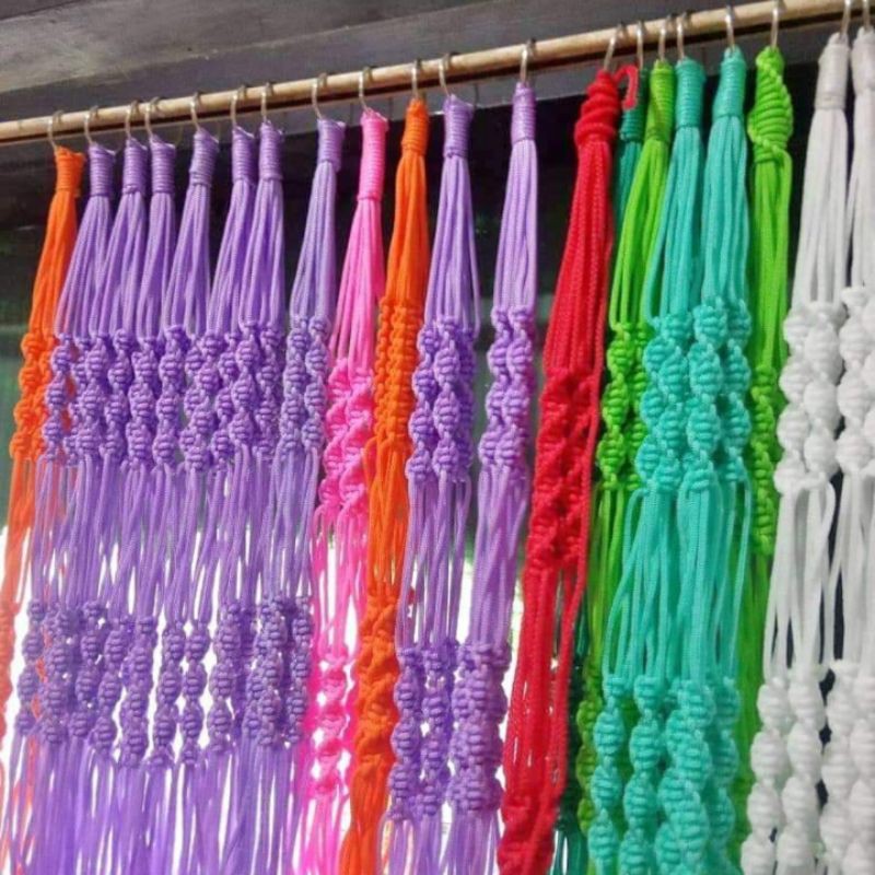 Tali kur gantungan pot bunga kaki 3 dan kaki 4