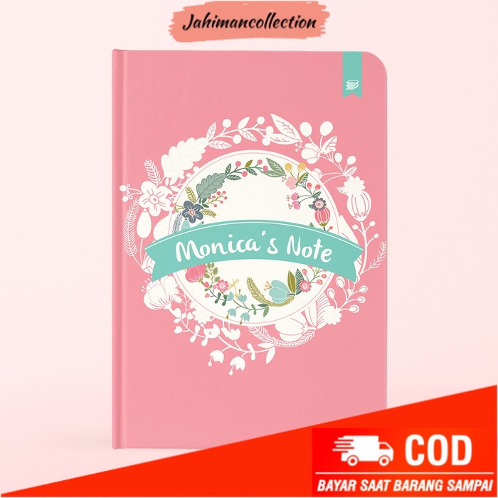 

✨ BISA COD ✨ Notebook Custom Buddybooks Custom Buku Jurnal Dot Planner FRAME 08 - Size A6