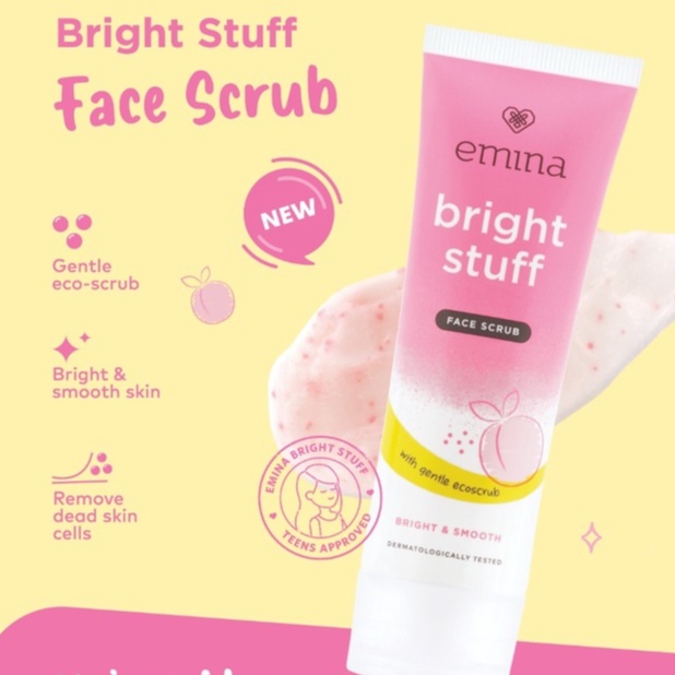 Emina Bright Stuff Face Scrub 50ml