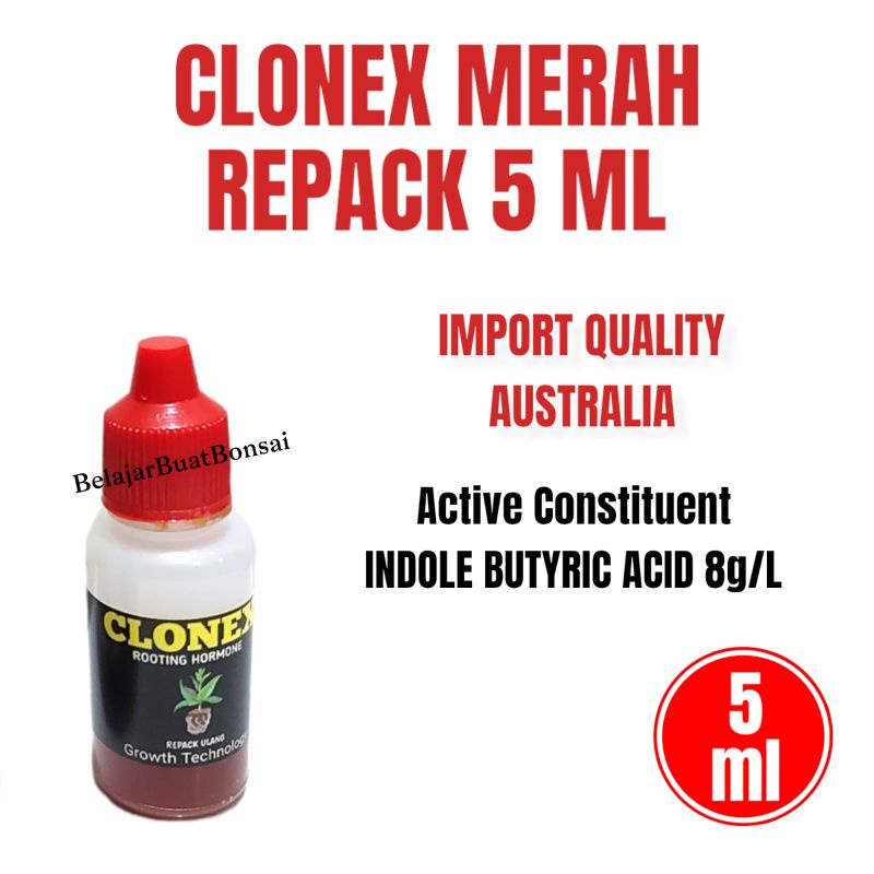 CLONEX ROOTING HORMONE GEL RED REPACK 5ML