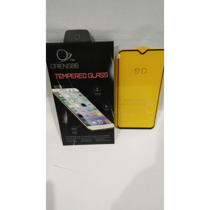 ⭐ Jendela Kosmetik ⭐Tempered Glass Full 5D oppo A7 Anti Gores Kaca Warna Curved 3D Cover Premium Screen Protecto- JK