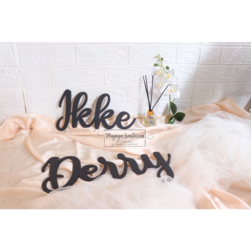 

Custome nama, Cutting nama, Nama dinding ,