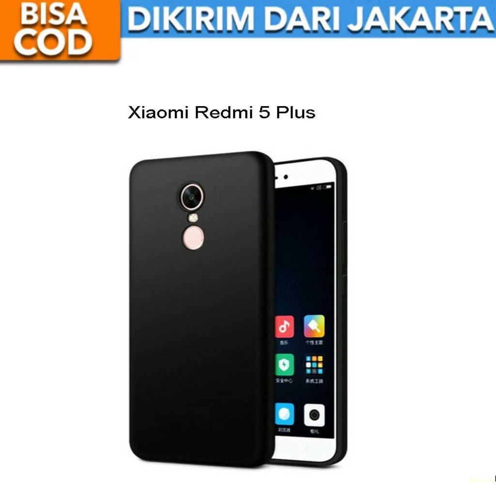 SoftCase Black Matte for Xiaomi Redmi 5 Plus