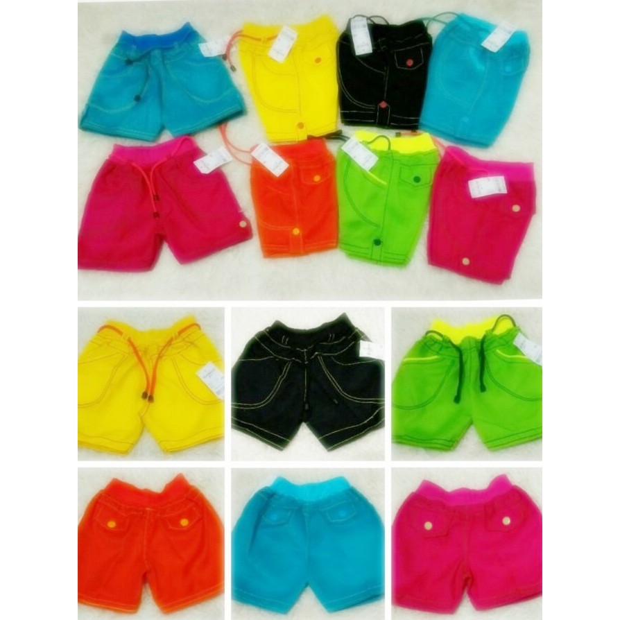 Paket Random 3pcs Only 55rb Celana Pendek Anak Baby Twill