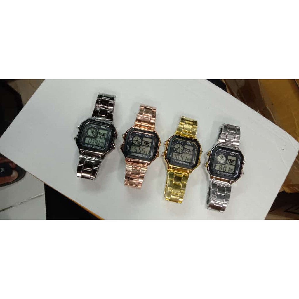 - Model sport mode dan olahraga Mesin Japan Movement Setting Digital 12/24-hour format 1/1000 sec St