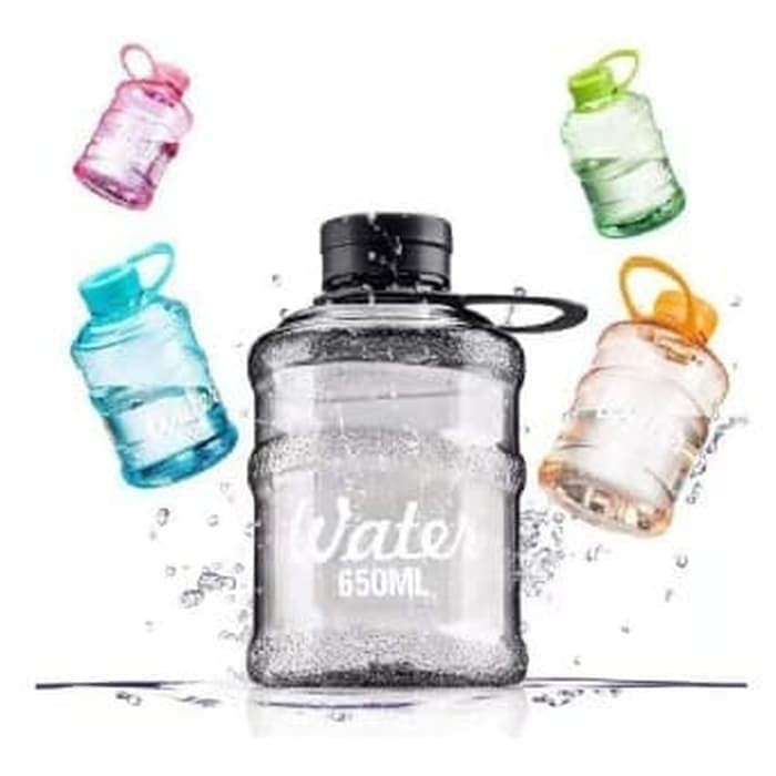 GC0011  BOTOL BENTUK GALON MINI  Botol Minum Galon Mini 650ml  Food Grade