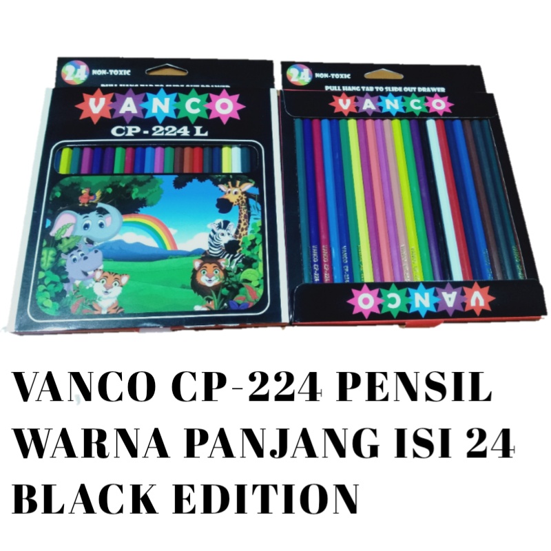 

VANCO PENSIL WARNA PANJANG ISI 24 BLACK (LIMITED EDITION)