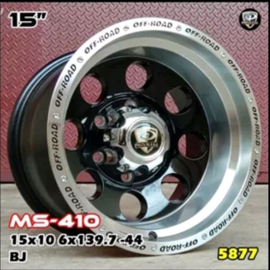 Velg Mobil Everest Ranger Dmax Pajero Triton Fortuner MS 410 Ring 15