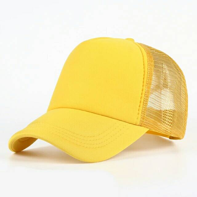 Topi Jaring Kuning Polos