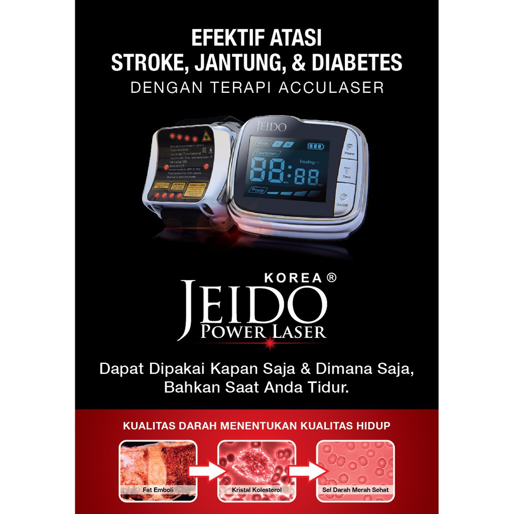 Jeido Power Laser, Jam laser terapi kesehatan-4
