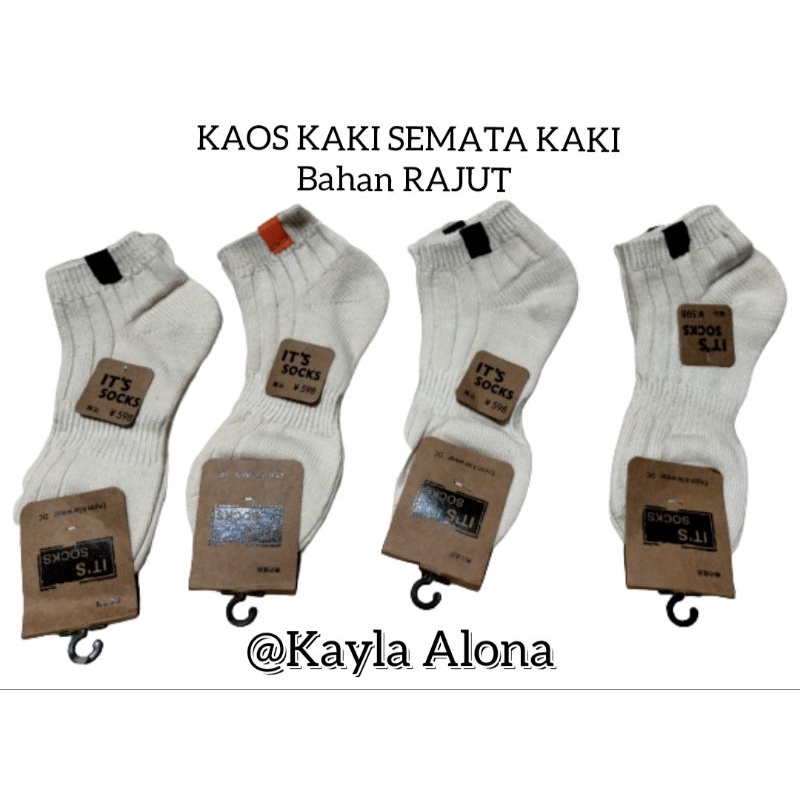 KAOS KAKI berbahan RAJUT dan TEBAL untuk Dewasa