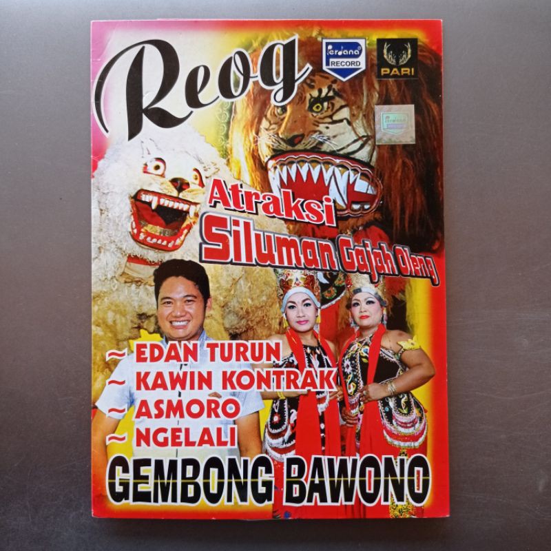 KASET VCD DVD ORIGINAL REOG GEMBONG BAWONO ANTRAKSI SILUMAN GAJAH OLENG