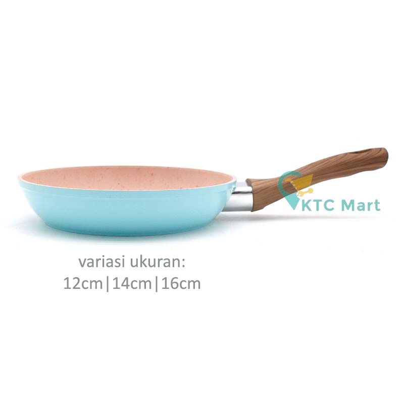 [PROMO] Granite Frypan Mini Anti lengket Marble | Premium Cookware | Penggorengan