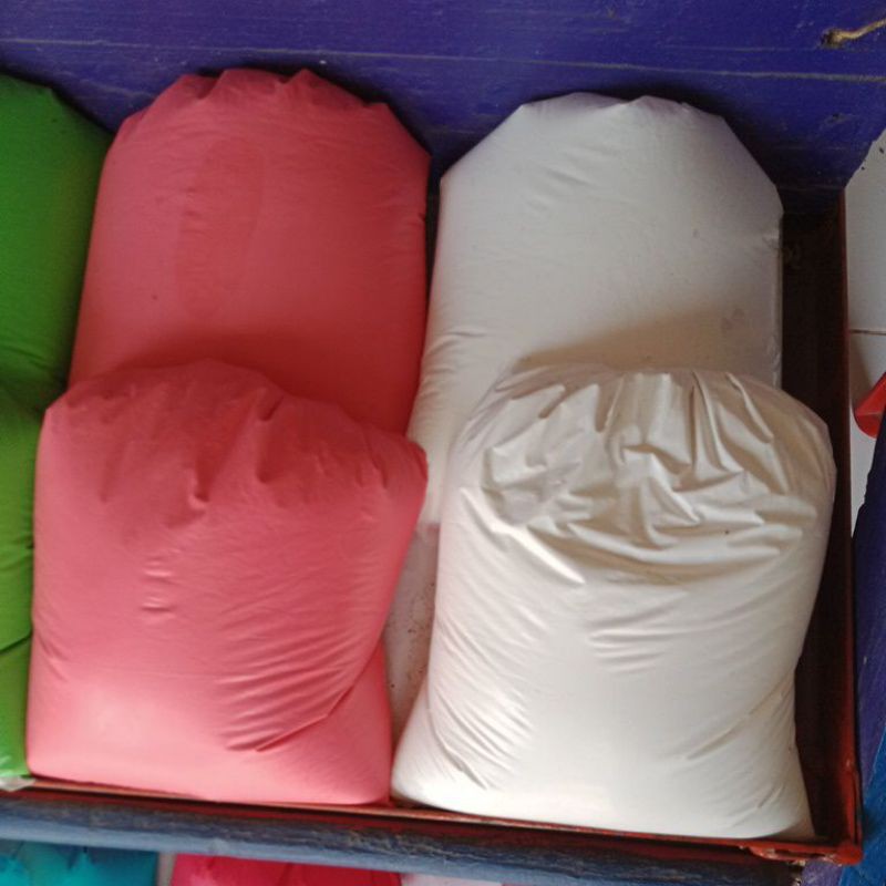 cat tembok kiloan warna putih original-putih kebiruan | tidak mengapur