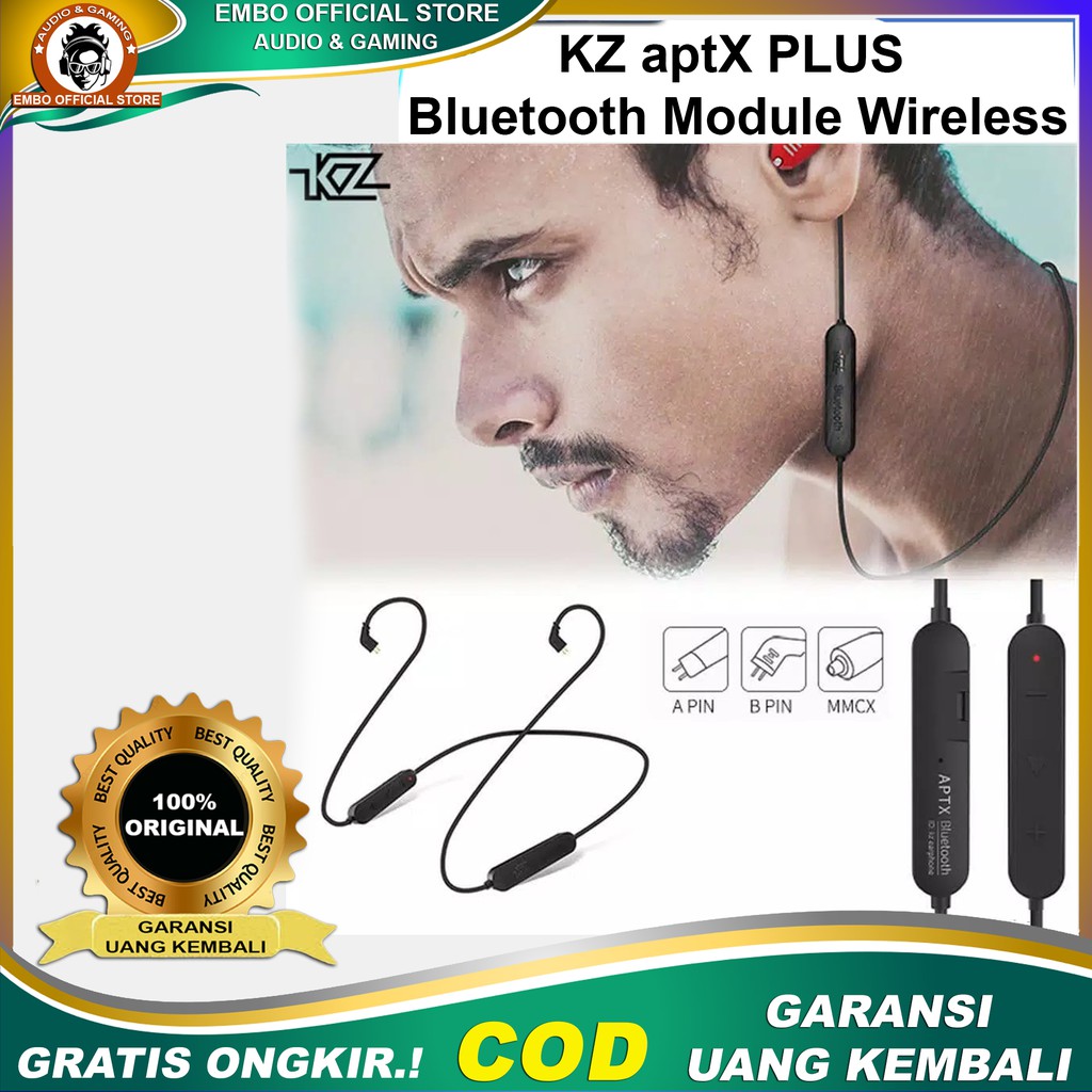 Kabel Bluetooth KZ aptX PLUS Headset Headphone kabel kz Bluetooth Module Wireless Earphone Upgrade
