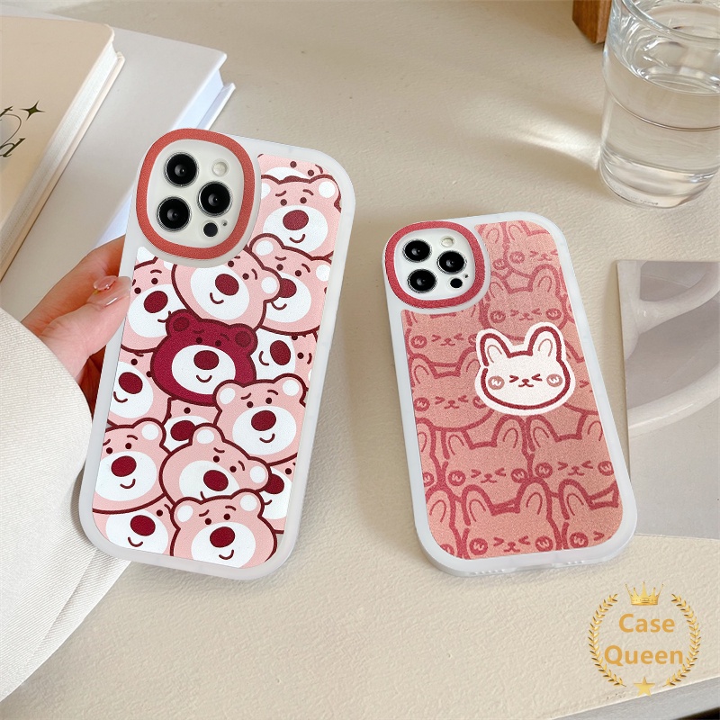 Soft Case TPU Motif Kartun Beruang Coklat Untuk IPhone 6 6s 7 8 Plus 11 12 13 Pro Max X XS Max SE 2020 XR