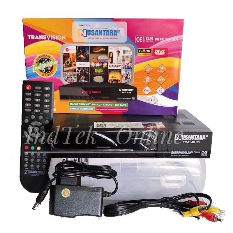 Receiver Parabola Transvision Nusantara HD TN 01 | Shopee Indonesia