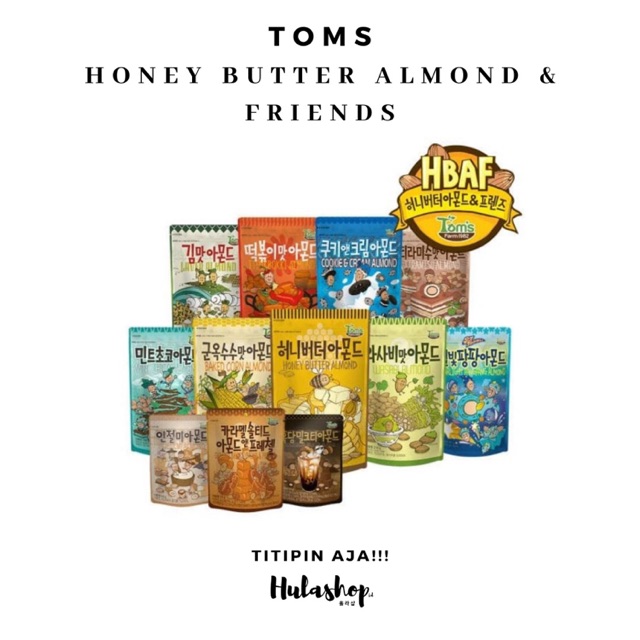 

Tom’s Honey Butter Almond