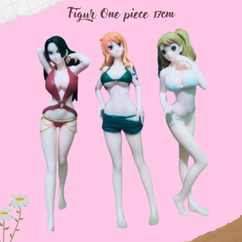 Figur Anime One Piece ( Nami , Hancook , Pudding )
