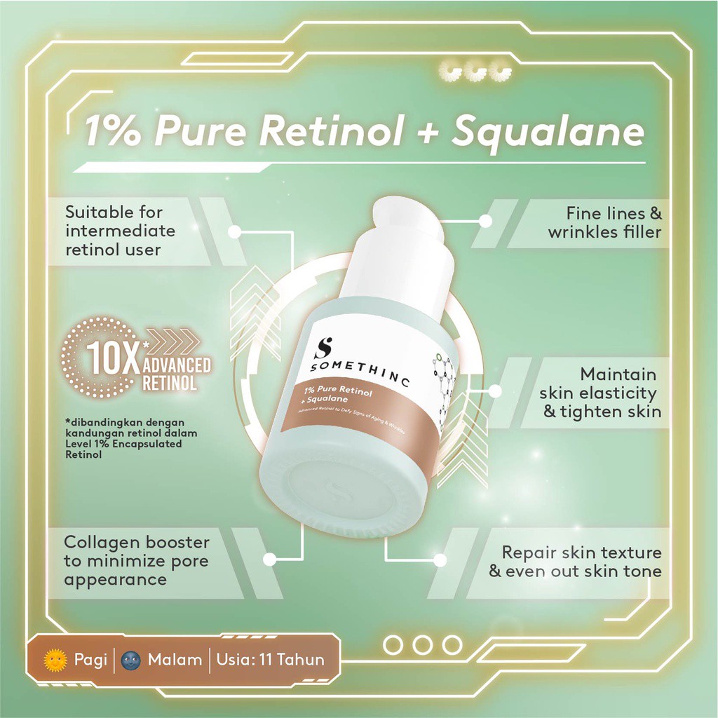 SOMETHINC Serum 1% Pure Retinol + Squalane 20ml