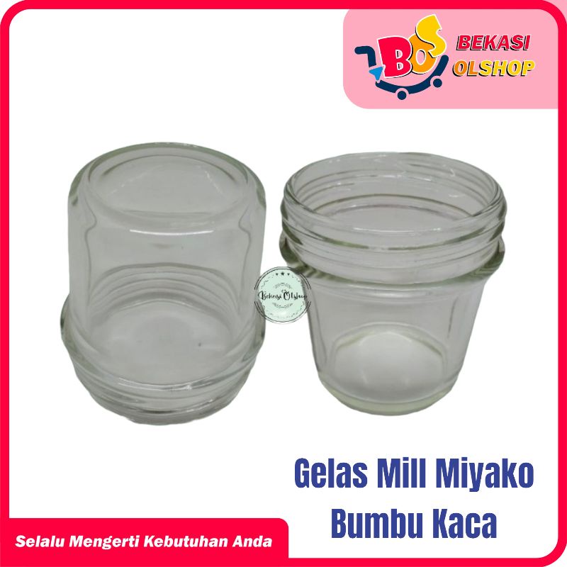 GELAS MILL MIYAKO / GELAS BUMBU MIYAKO / GELAS BUMBU NATIONAL KACA