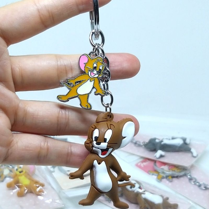 tom and jerry gantungan kunci/tom and jerry keychain/tom jerry