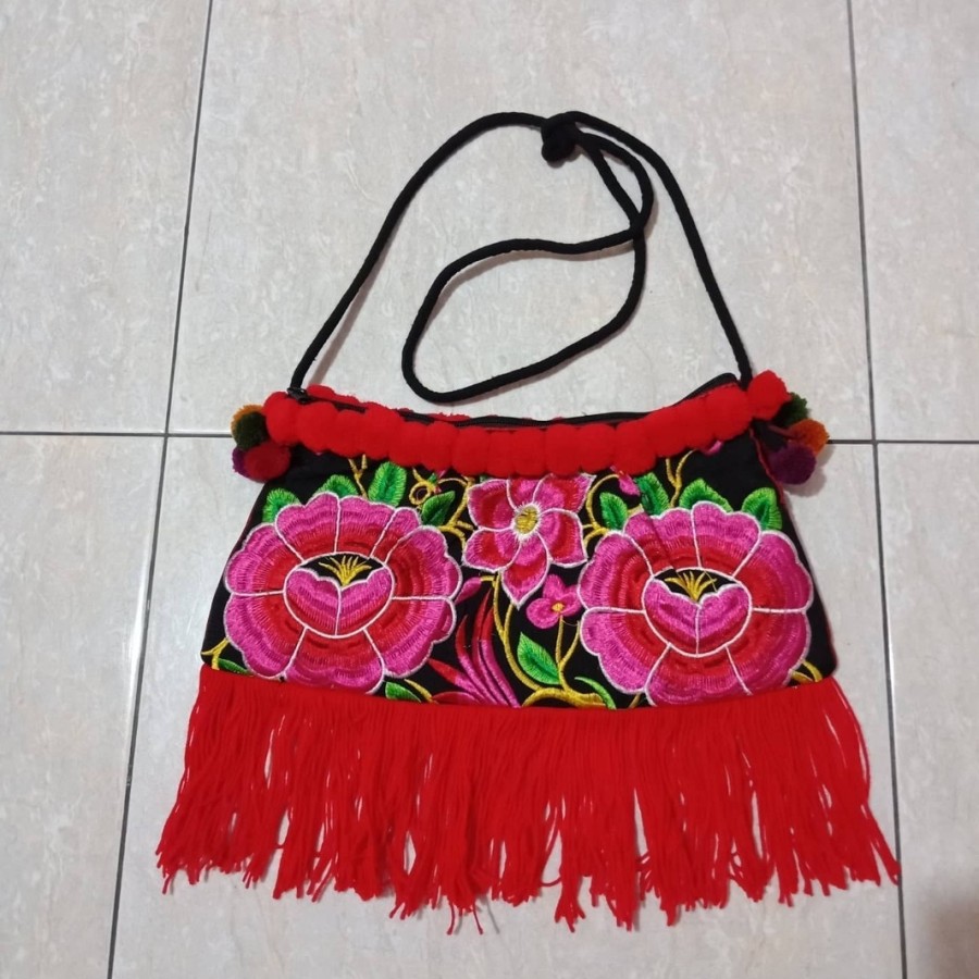 Tas bangkok bordir selempang