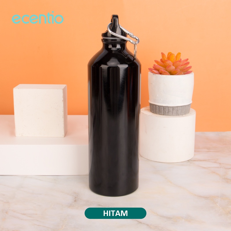 ecentio Botol Minum Sports Tumbler Botol Air Drinking Bottle Aluminum Bottle Botol Minum Olahraga 750ml/1000ml