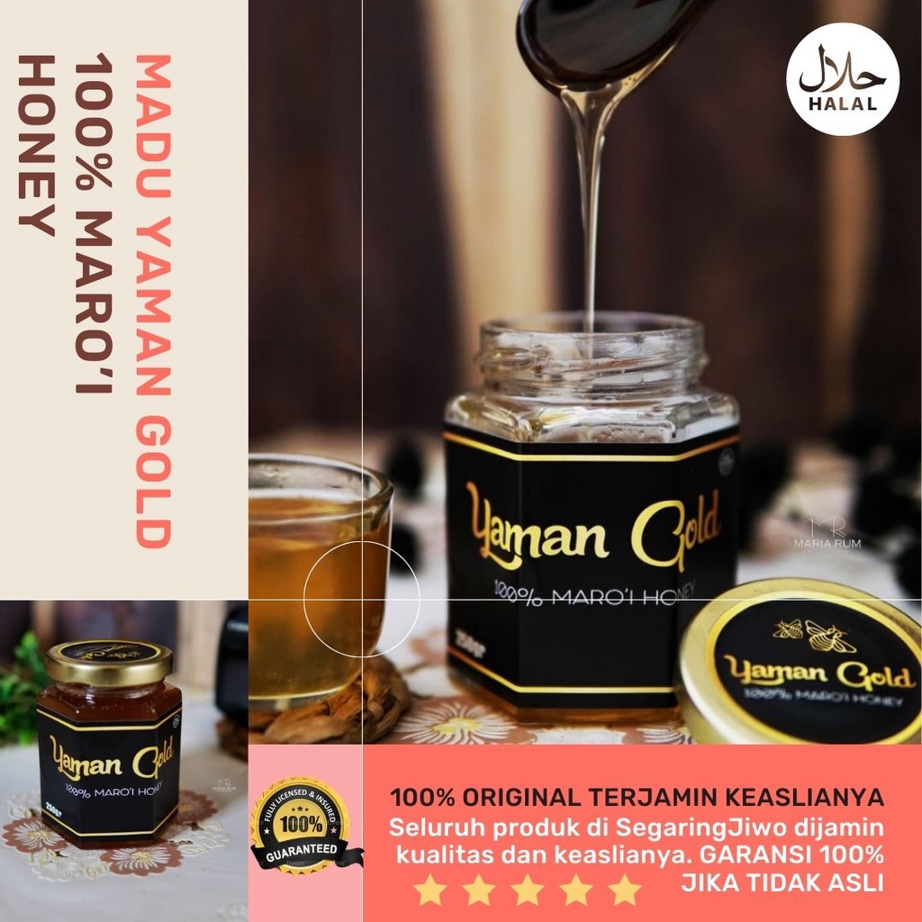 

Madu Yaman Gold Ma'roi Asli 100%