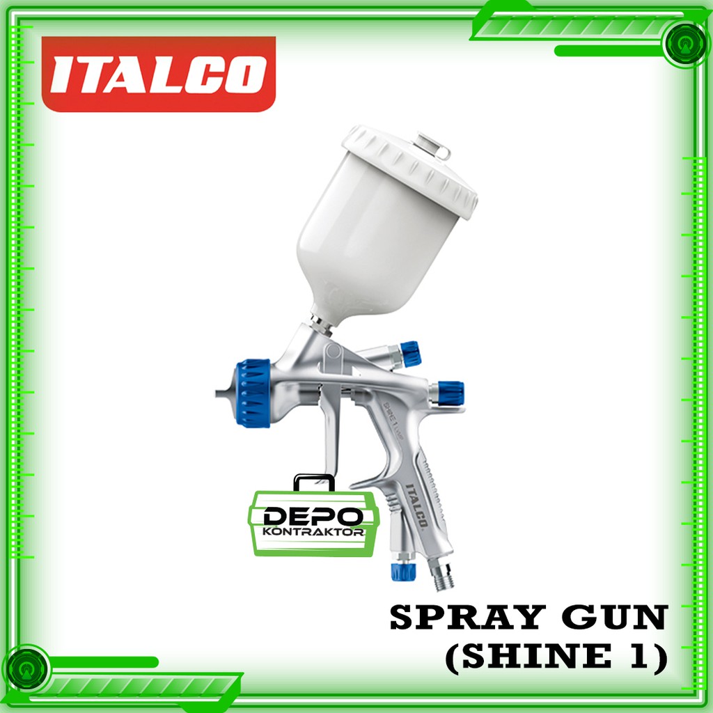 Spray Gun 1.3mm LVMP ITALCO SHINE-1 Pneumatic Professional Shine 1