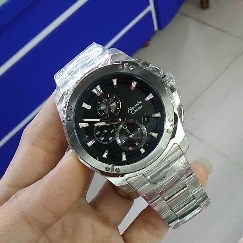 Alexandre Christie 6595 Jam Tangan Pria Original