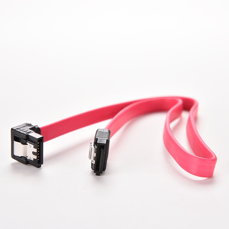 {LUCKID}Sata ATA Raid Data HDD Hard Device Signal Cable Straight-Right Angle Connector