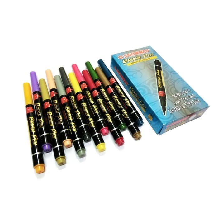 

TERLARIS/Snowman Brush Pen BM-1 - 1 - BLACK