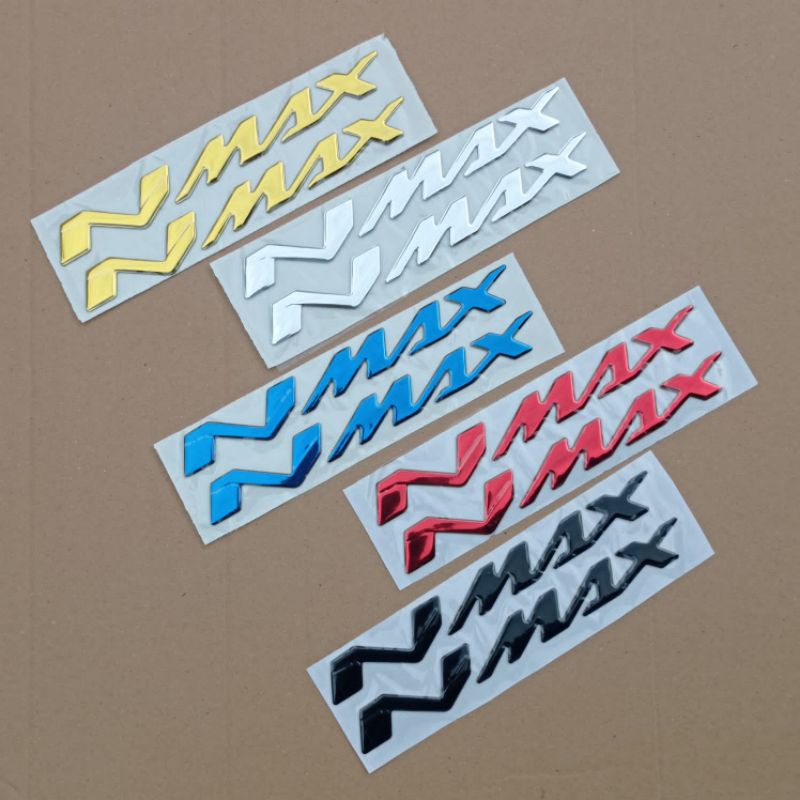 STIKER 3D LOGO YAMAHA NMAX 155 TIMBUL KUALITAS TERBAIK