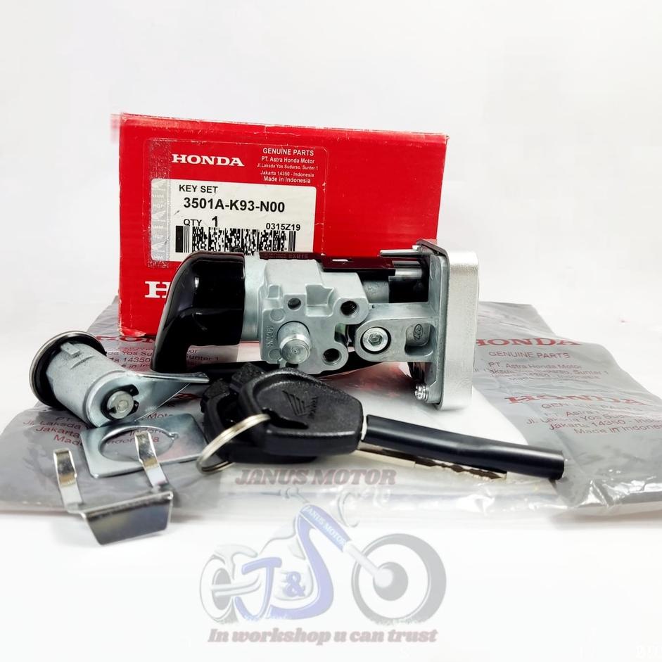 Terjangkau - Kunci kontak set VARIO 110 TECHNO SCOOPY KARBU kualitas ORIGINAL orisinil pasti presisi