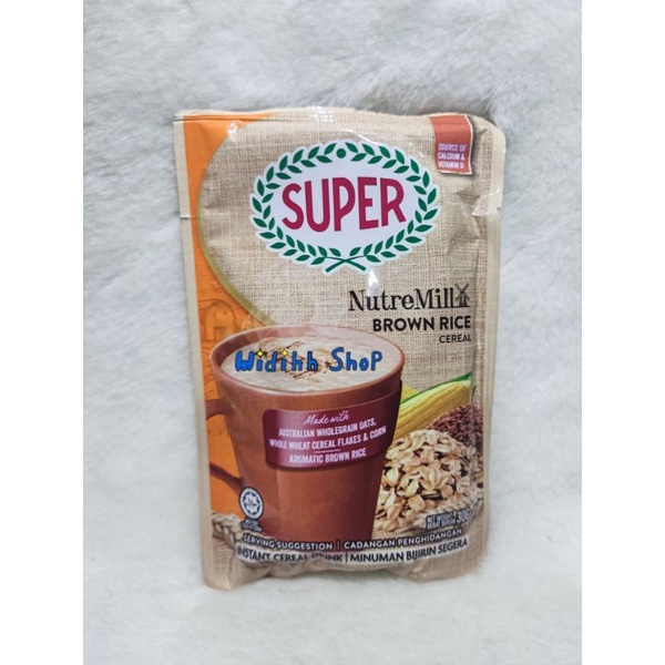 Super Instant 3in1 Cereal All In One Natural Flavour / Super Nutremill Soymilk / Super Nutremill Brown Rice / Super Red Date &amp; Longan / Soy Milk Powder Trans Fat Free / Chysanthemum / Sarapan Diet / Susu Diet / Sereal Siap Saji