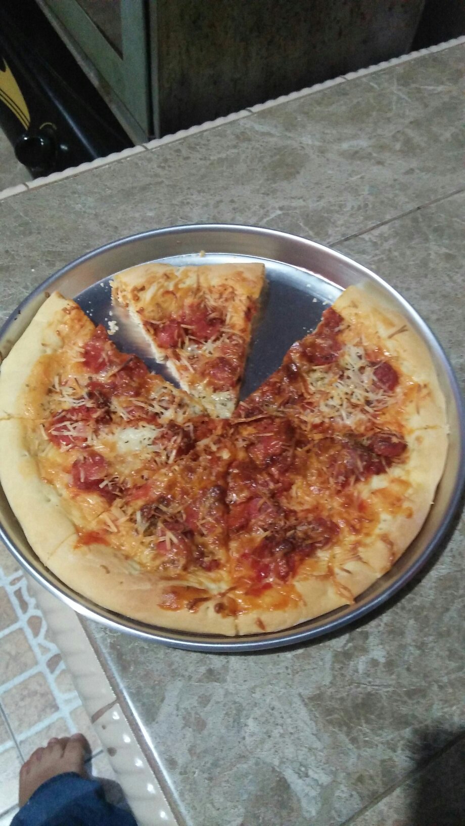 Loyang / Cetakan Pizza Aluminium Diameter 18 - 30cm