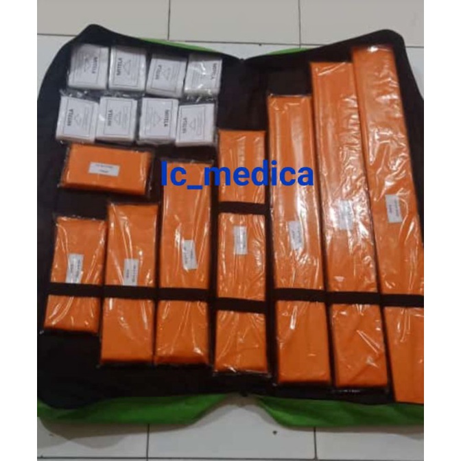 Spalk bidai alat penopang patah tulang