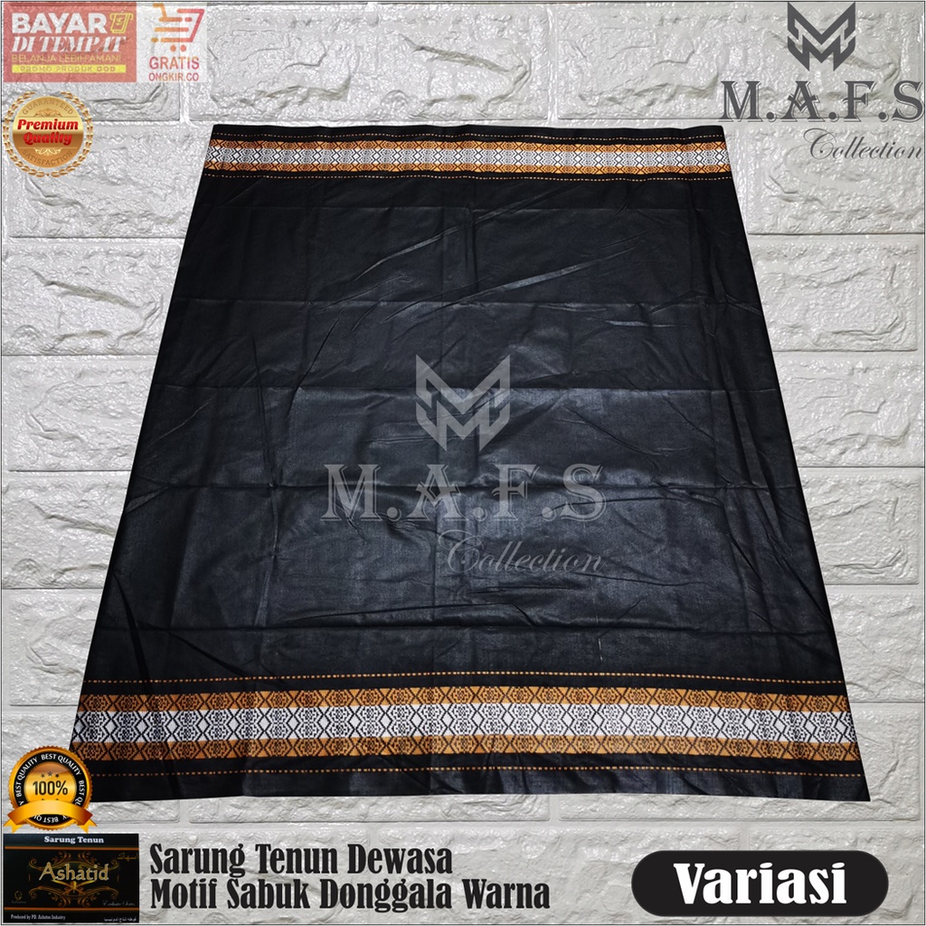 SARUNG DEWASA SARUNG TENUN MOTIF TUMPAL SONGKET ASHFIYA / KALIFA