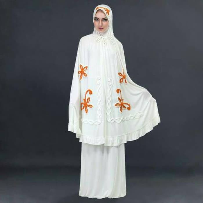 Mukena Muslimah Putih Spandex Inficlo Original Distro Branded Sda 306 D8876